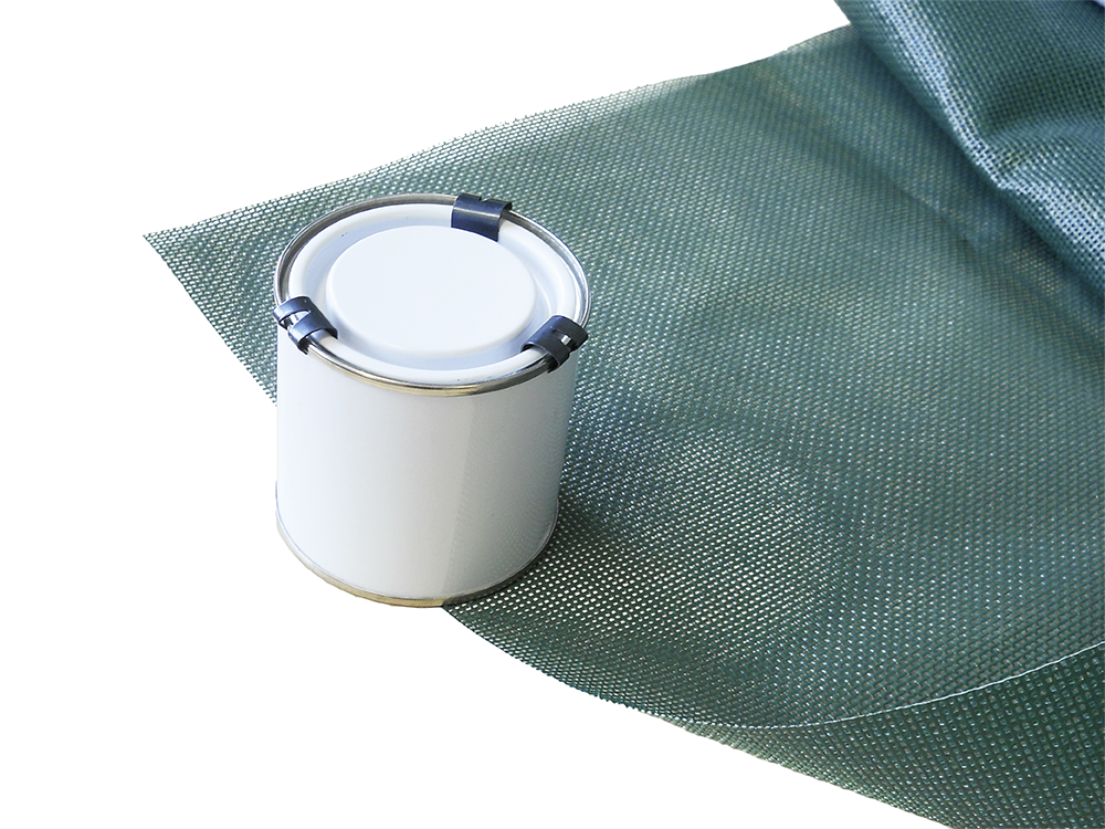 Raparaturset für Windschutznetz, 1 Dose Kleber, 1 m2 Netz