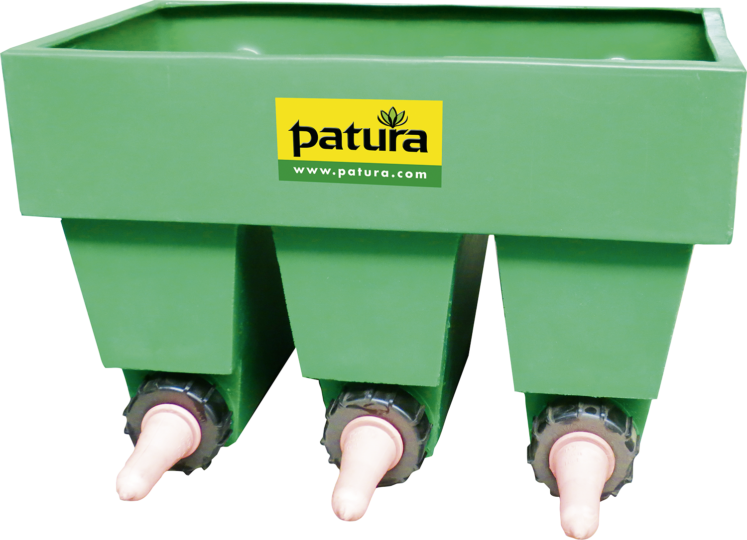 Kälber-Bar, 3 Nuckel, mit Fächern