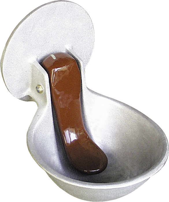 Anbautränkebecken für Wasserfässer, Suevia Mod. 98, Aluguss