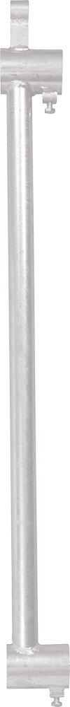 Abschlussstange mit Halter für Verriegelungsrohr, für SSV