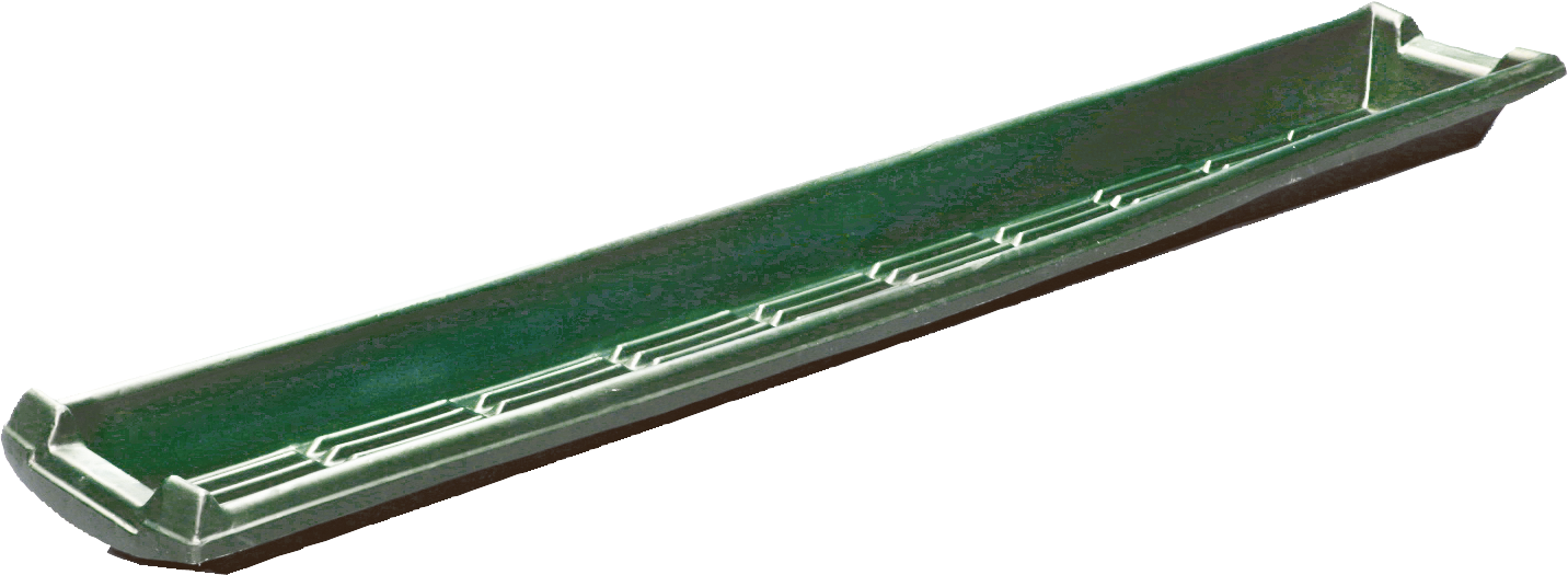 Klauenwanne gerippt, Länge 3,0 m, für Schafe