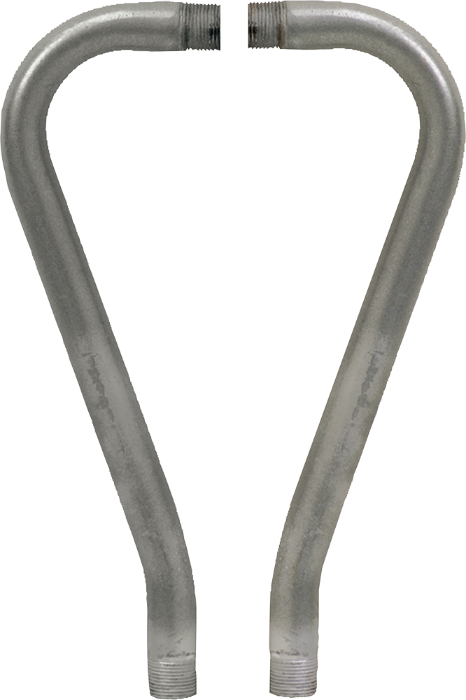 Ringleitungs-Anschlussgarnitur 2 Edelstahlrohre 3/4"