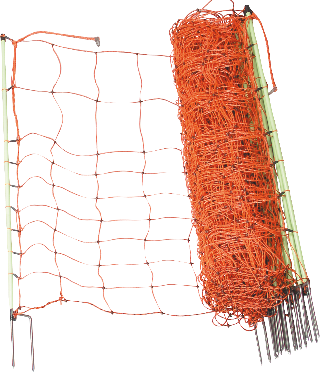 Elektrozaunnetz, Höhe 90 cm, mit Doppelspitze, 50 m