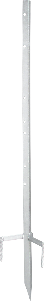 Metalleckpfahl Super, bis 90 cm Zaunhöhe, für mobile Zäune