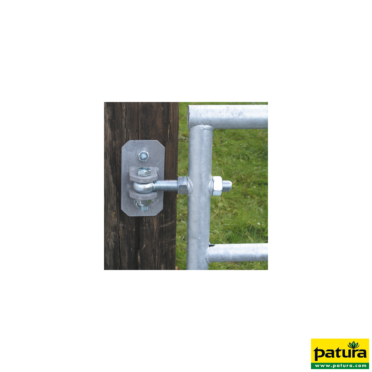 Patura Profi-Weidezauntor, Detail: Scharnier