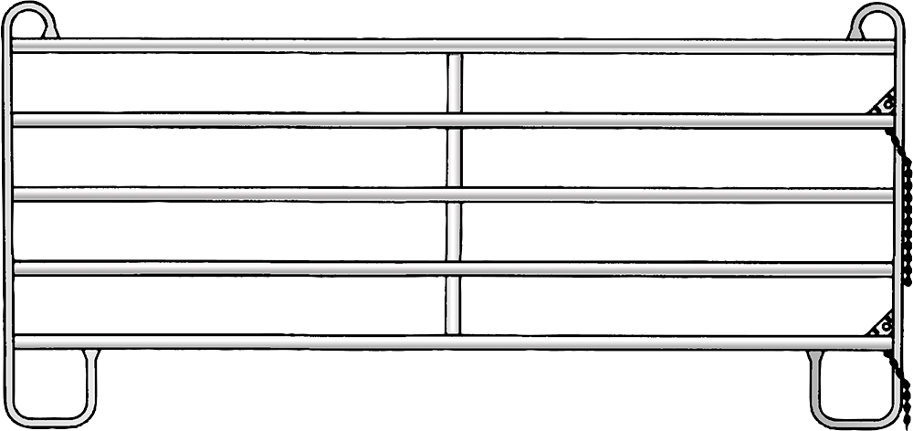 Panel-5, Länge 3,00 m, Höhe 1,45 m