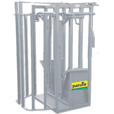 Halsfangvorrichtung A3000 feuerverzinkt, mit Fangkorb und Ständer