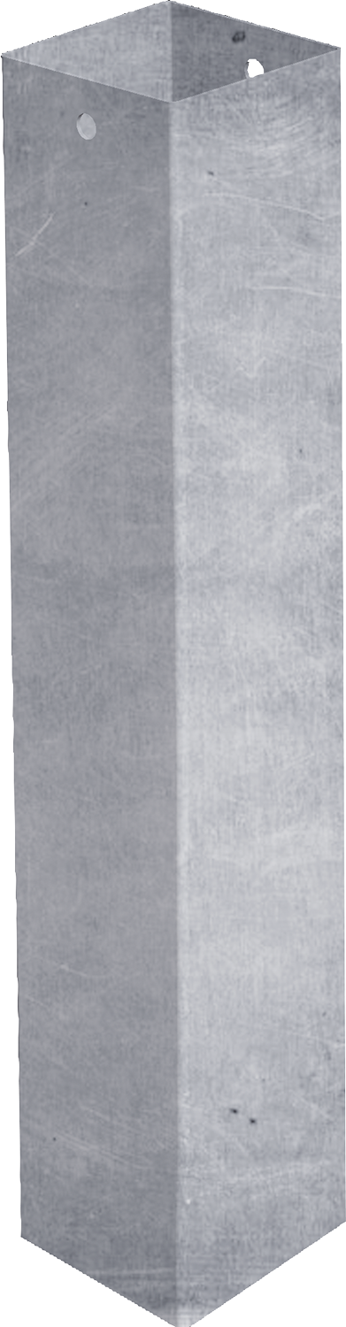 Einbauhülse für Quadratpfosten 90 mm