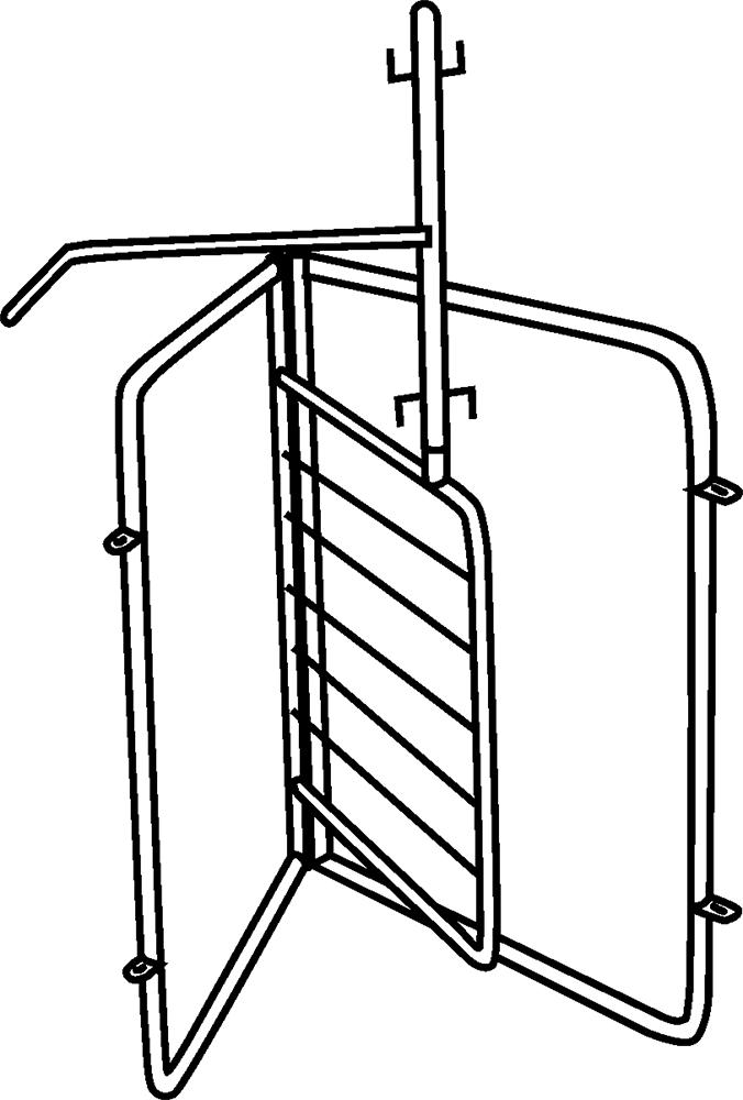 2-Wege-Sortiertor, für Schaf-Fanganlagen vz.