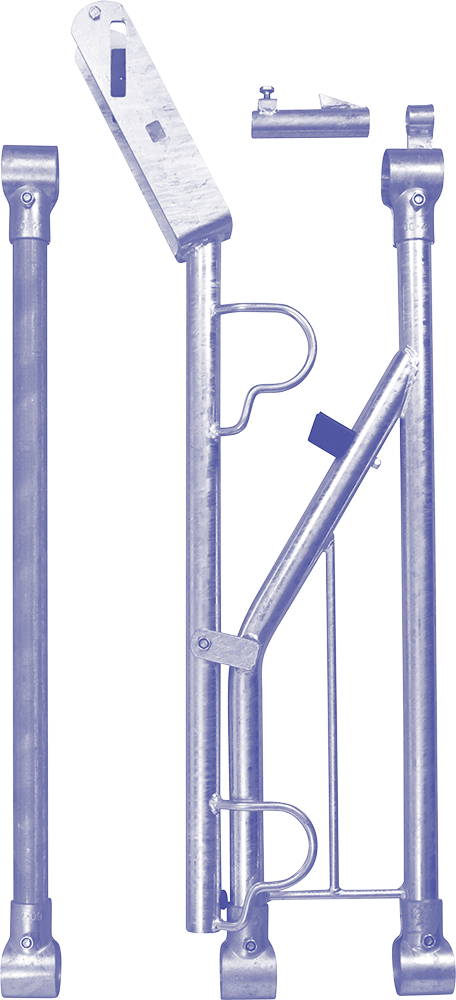 Freßplatz SV Modular mit Fangbügel und Zwischenstange mit Schellen