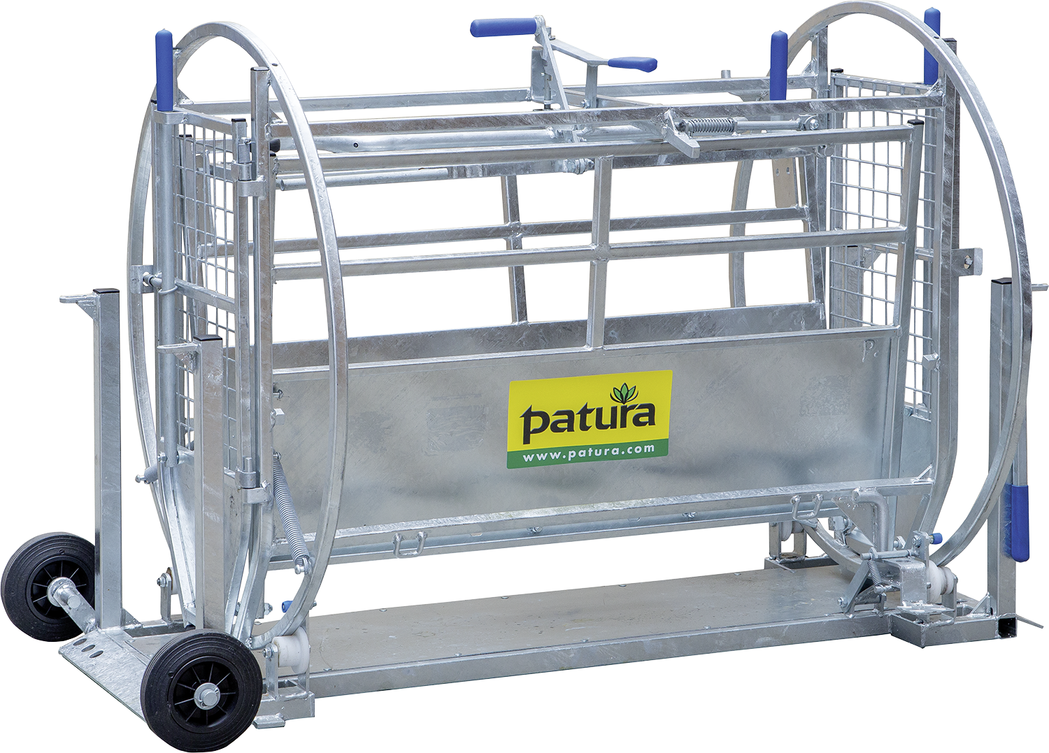 Wendebox für Schafe, mit Fahrwerk