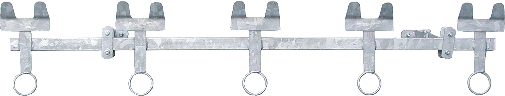 Nuckeleimerhalter 5-fach, für Kälberhütte XL