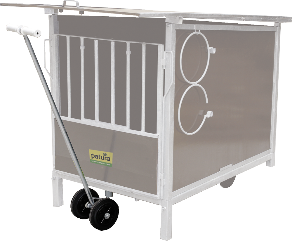 Transporträder mit Deichsel für Kälber-Auto