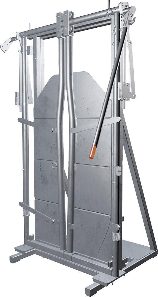 Halsfangvorrichtung A4000 mit Ständer, feuerverzinkt