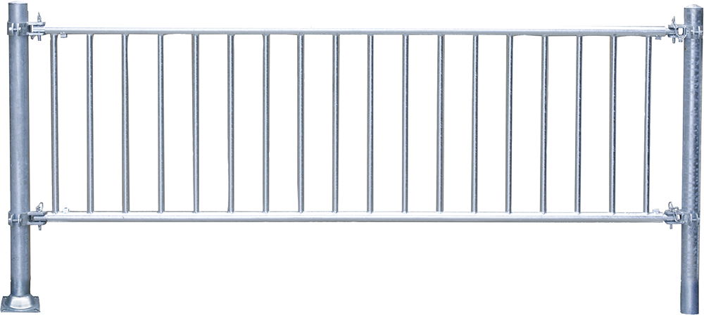 Abtrennung Kälber 3,0 m, Höhe 105 cm, Montagelänge 290 - 310 cm
