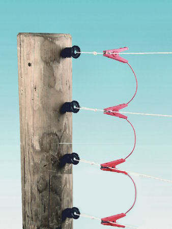 101301 Patura Zaunverbindungskabel 4-drähtig, Anwendungsbeispiel