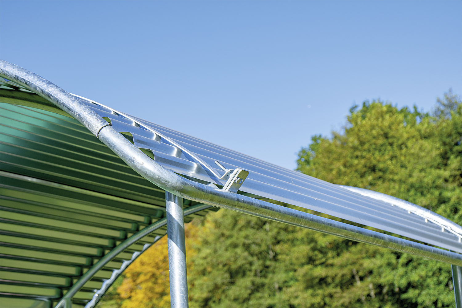 Dachkanten-Schutzbügel für Compact-Viereckraufe