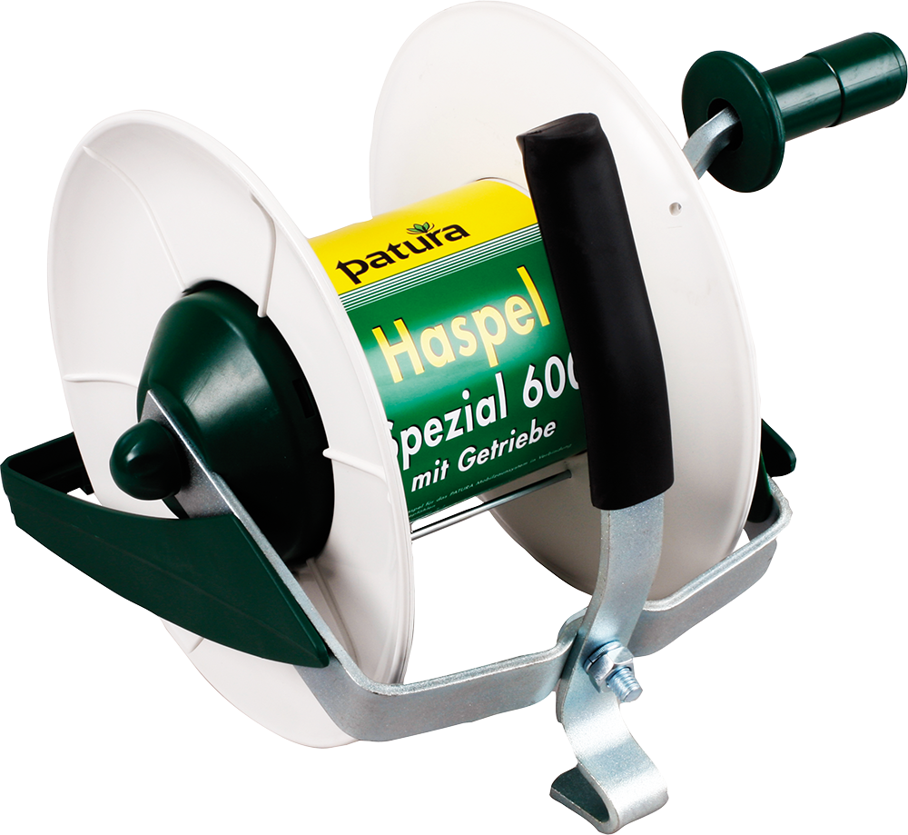 Spezial-Haspel 600, mit Getriebeübersetzung für 600 m Litze