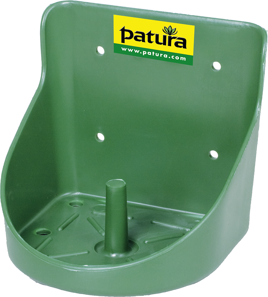 Kunststoff-Lecksteinhalter, für 10 kg Stein, rund, grün