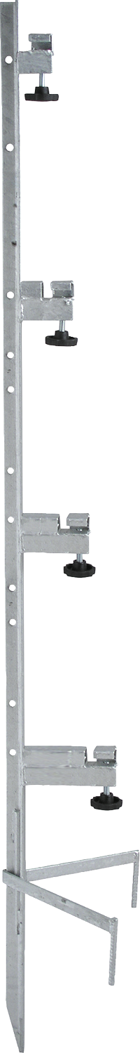 Spezial-Montagepfahl, für bis zu 4 Haspeln , Zaunhöhe bis 1,35 m