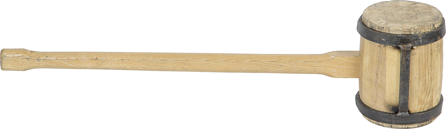 Holzhammer, 6 kg, für Holz-, Kreuzprofil- und Recycingpfähle