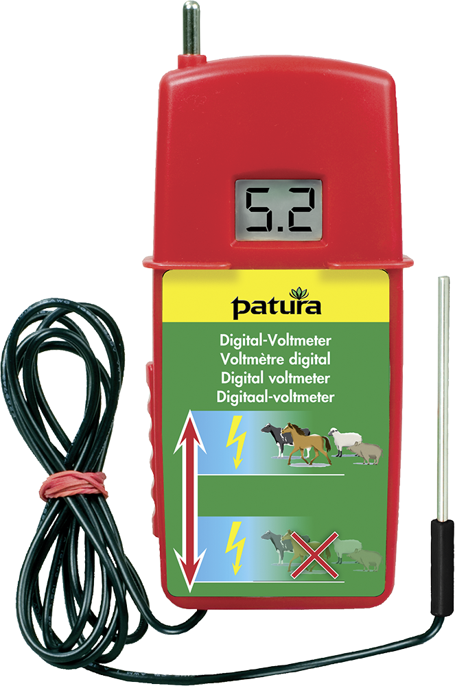 Digital-Voltmeter mit zuschaltbarem Belastungswiderstand