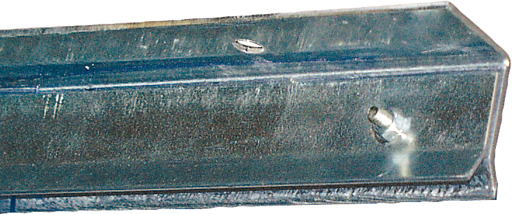 Klemmprofil, Unten-Montage, für Streifenvorhang, Länge 3,00 m