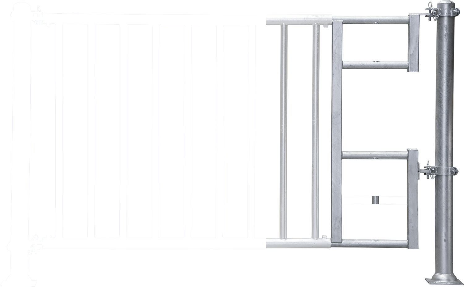 Einschubteil Abtrennung V Becken, 0,7 m