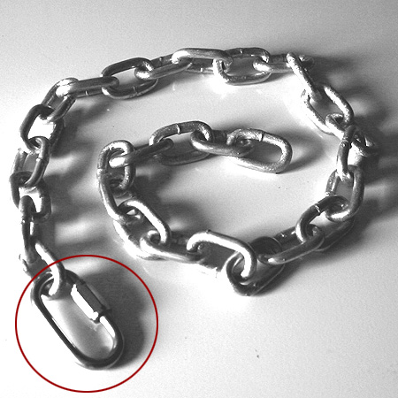 Schraubglied für Ersatzkette