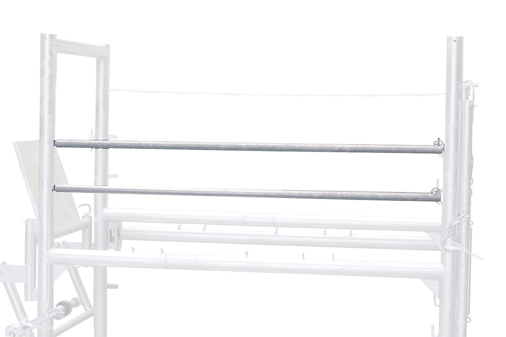 1 Satz (= 2 Stk.) seitliche Begrenzungsrohre für Klauenpflegestand Profi