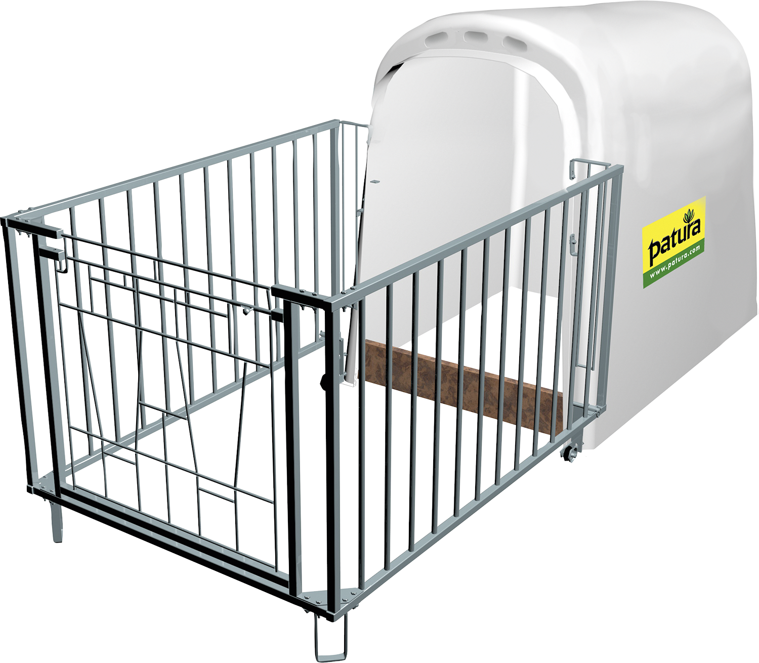 Kälberhütte Comfort mit Umzäunung