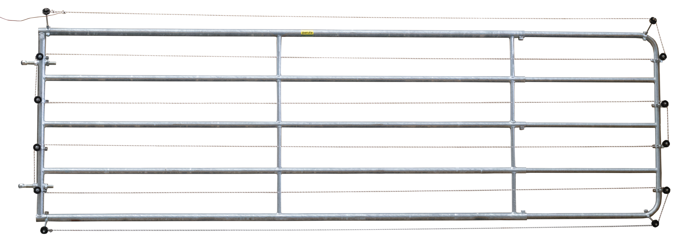 166303 Abstands-Isolator-Torset Herdenschutz, Montagebeispiel