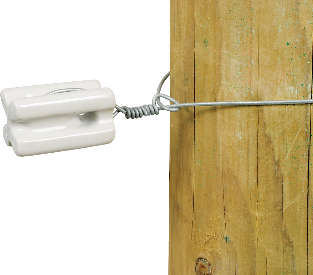 10 Stk. Porzellan-Zugisolator, für hohe Zugkräfte