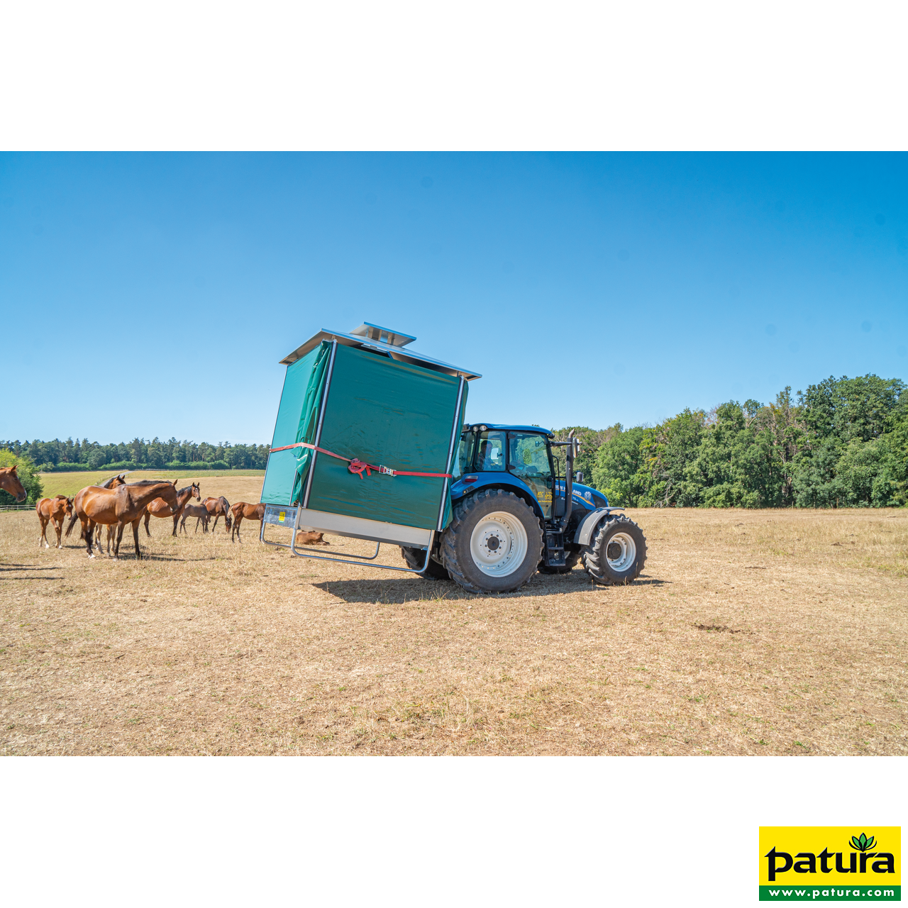 30353111 Patura Klima Viereckraufe mit Universalfressgittern Transport