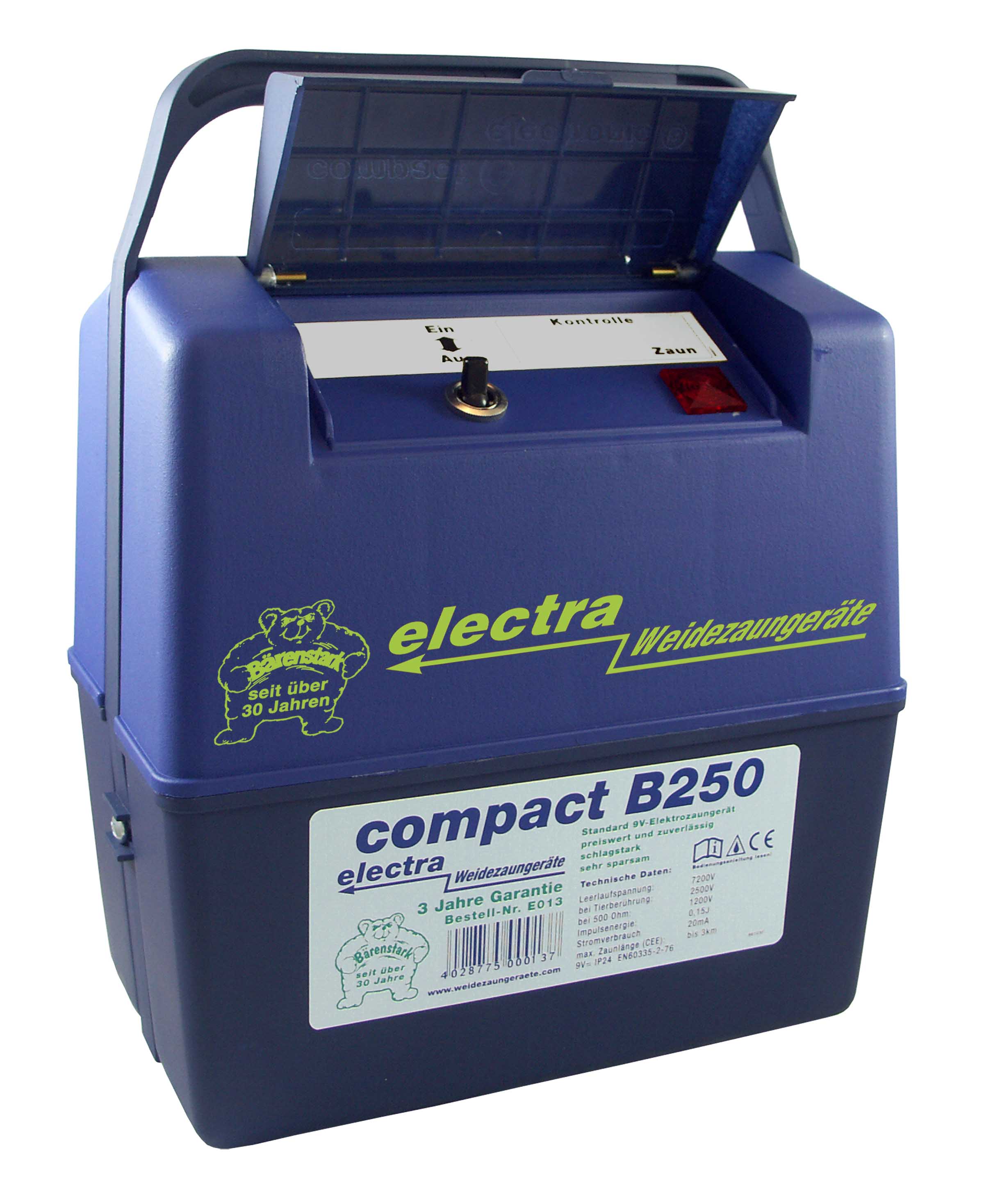 compact B250, Weidezaungerät für 9V Batterie