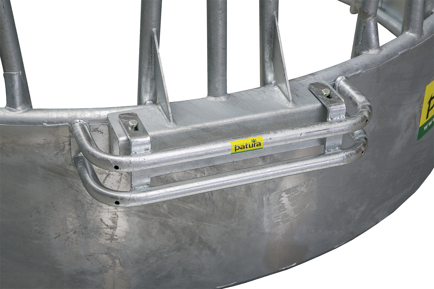 Dreipunkt-Schutzbügel für Rundraufe, vz