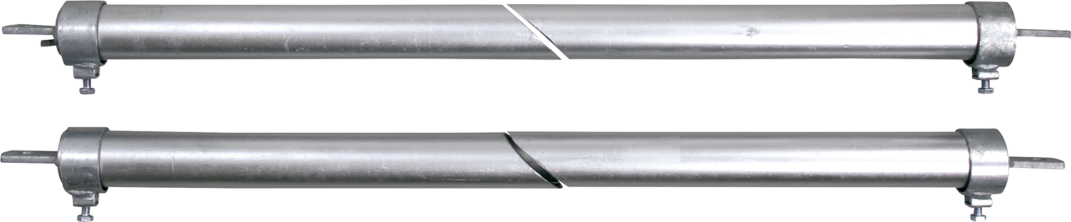 Trägergestell für modulares Fressgitter 5 m (ohne Gitterstäbe)
