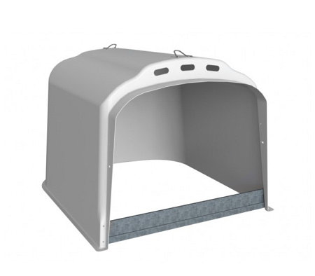 Großraum-Kälberhütte XL ohne Umzäunung