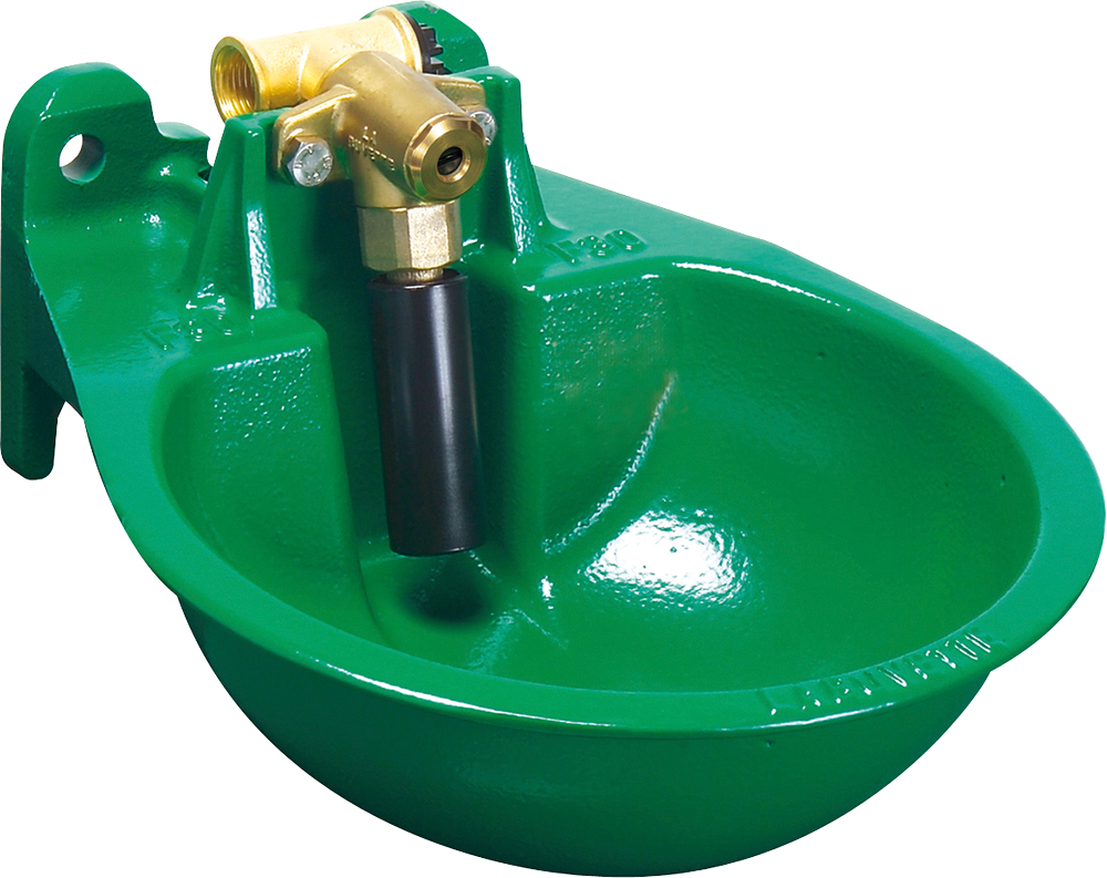 Rohrventilbecken Mod. F30, Polycoat, Messingventil 3/4"