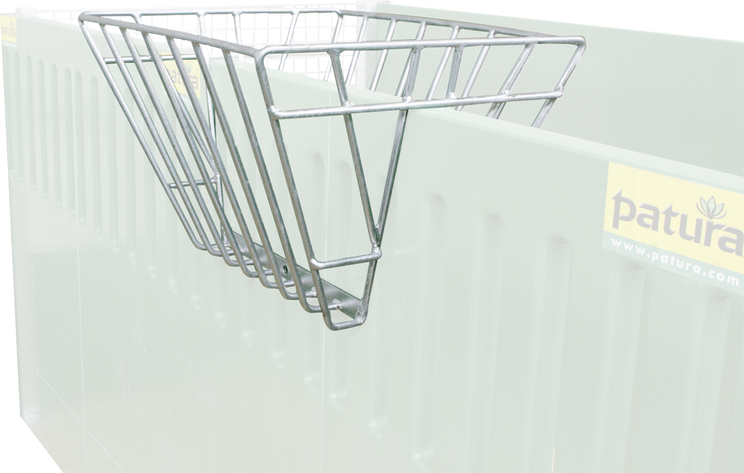 Heuraufe zum Aufstecken auf Wände und Rohre bis 50 mm