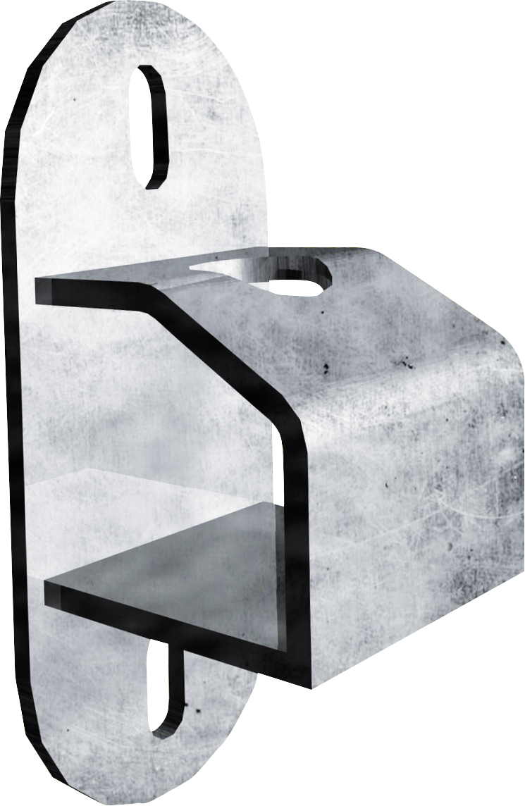 Anschraubteil für Schnellverschluss TS quer