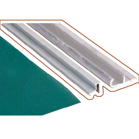 335009 Patura Aluminium-Montageprofil / Klemmprofil für Windschutznetze