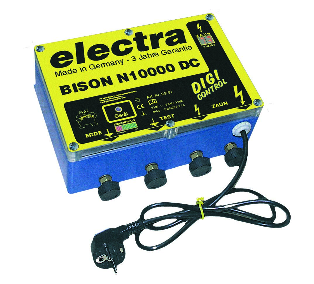 BISON N 10000 DC, Weidezaungerät für 230 V Netz