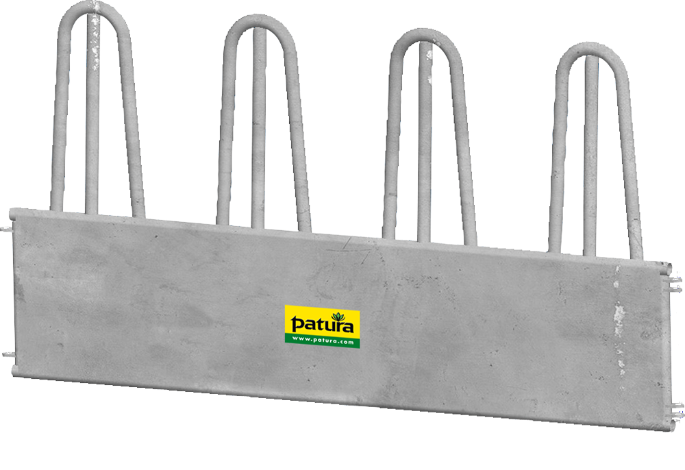 Palisadenfreßgitter gerade, 4 Palisaden pass. für Ovalraufe