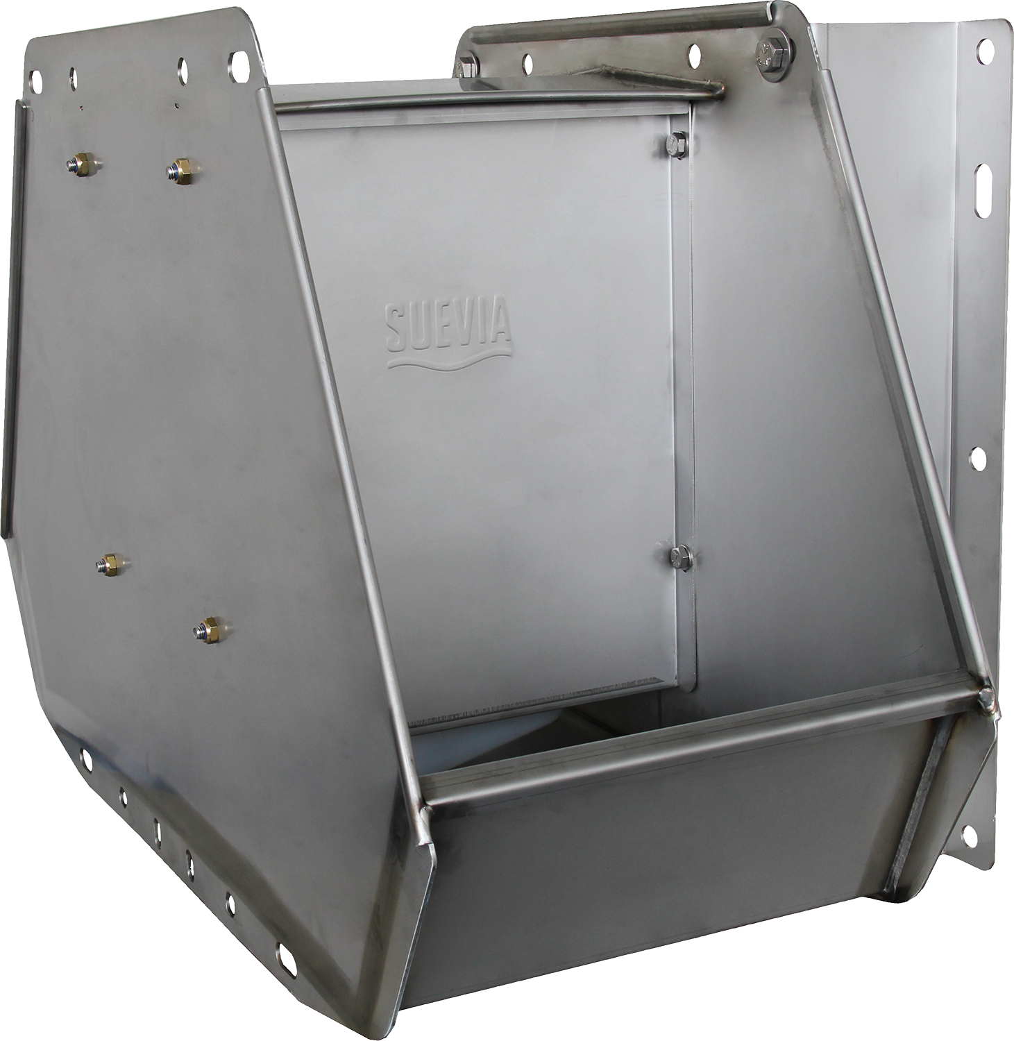 Doppel-Schwimmer-Trogtränke Mod. 620 Edelstahl