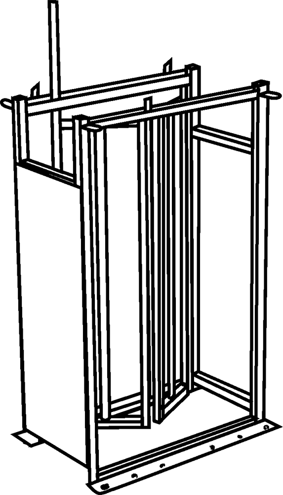 Stoptor, für Schaf-Fanganlagen, verzinkt