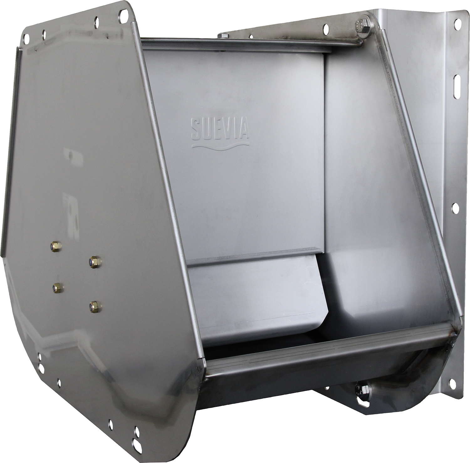 Doppel-Ventil-Trogtränke Mod. 520 Edelstahl