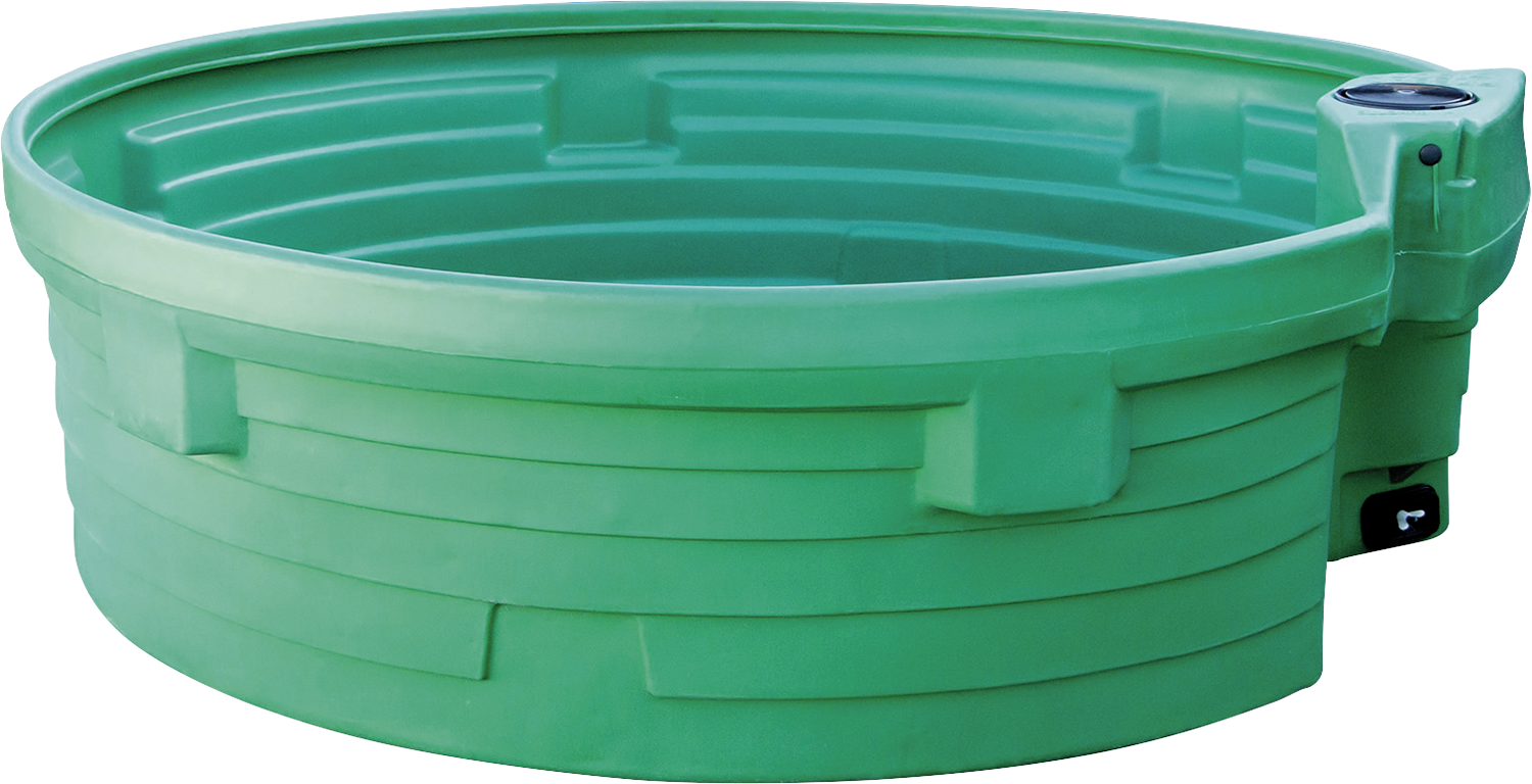 Weidetränke, rund, 1500 Liter d=2000x600 mm, ohne Schwimmerventil