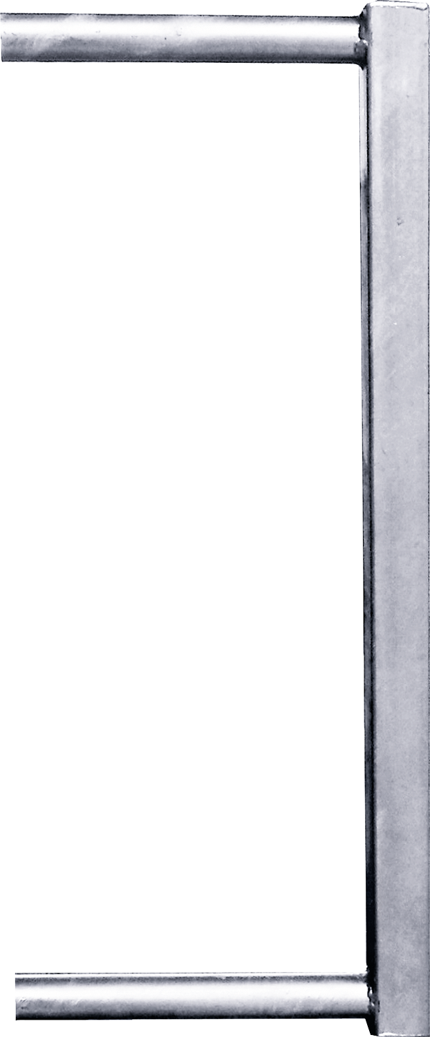 Abschlussrohr 45 x 45 mm für Kälberfressgitter