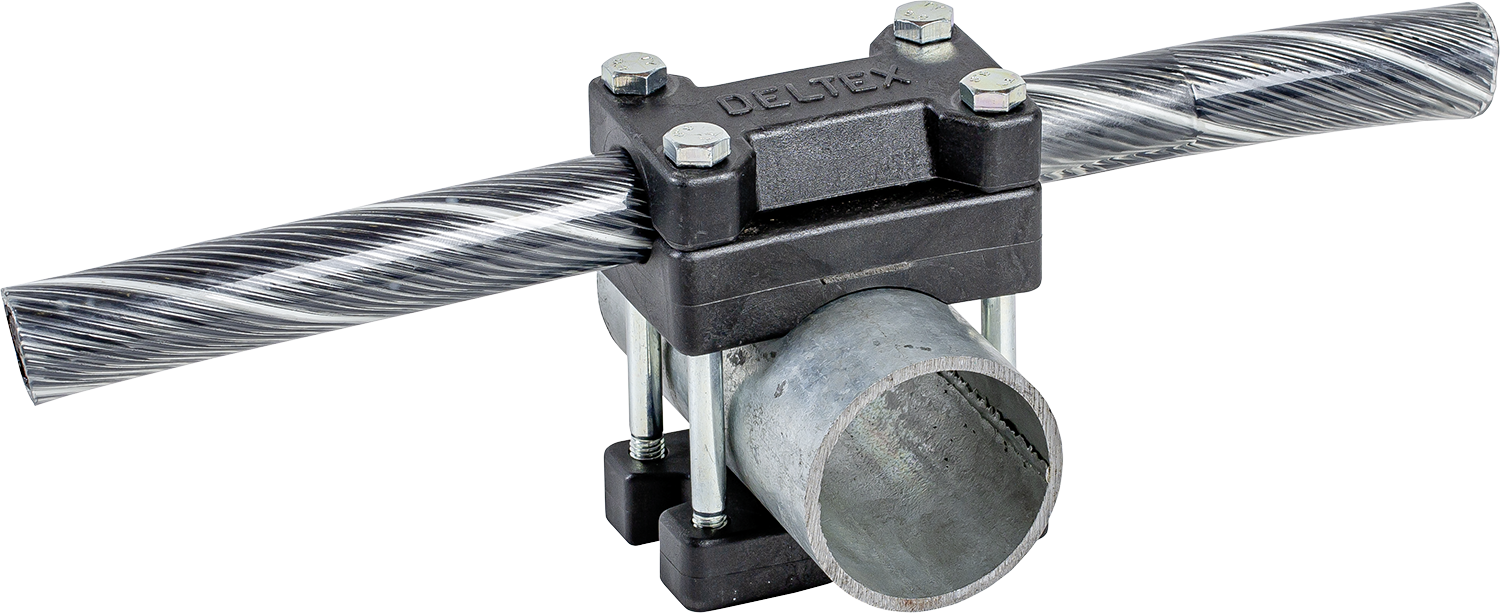 Kreuzklemme für flexibles Nackenseil, für Rohre 60,3 mm (2")